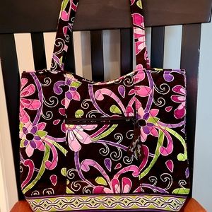 Vera Bradley Purple Punch Bucket Tote